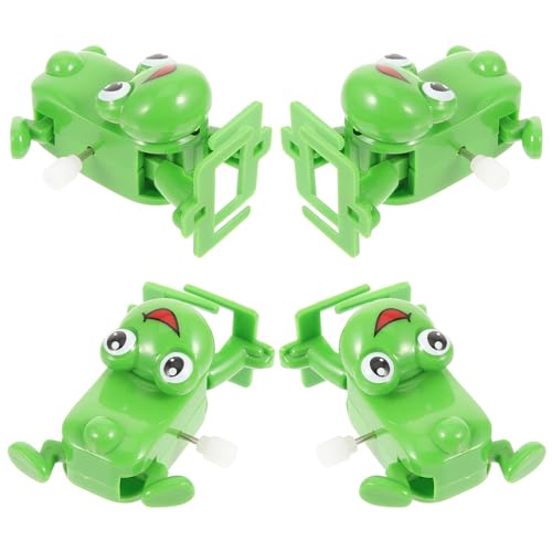 Toddmomy 4Stücke Teiliges Aufziehspielzeug Frosch Lustige Froschform Spielzeuge für für Jungen Fotografie und Dekoration zu Ostern von Toddmomy