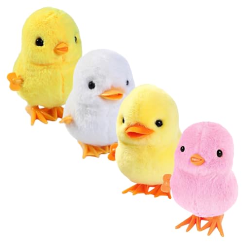 Toddmomy 4Stücke Teiliges Aufziehspielzeug für Springende Enten und Hühner Niedliches Sicheres für Partys und für Jungen und Mädchen von Toddmomy