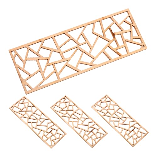 Toddmomy 4Stücke Teiliges Bildschirmmodell für Puppenhaus Chinesischer DIY Sandtisch Kreative Requisiten für Miniaturgärten und Mikrolandschaften von Toddmomy