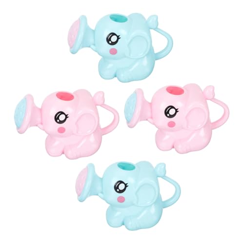 Toddmomy 4Stücke Kinder Gießkanne Spielzeug Elefant Cartoon Badespielzeug für Jungen und Mädchen Wasserspielzeug für Badewanne Sicheres und Langlebiges Gartenspielzeug für Kinder von Toddmomy