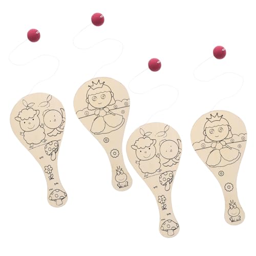 Toddmomy 4Stücke Teiliges Malspielzeugset für DIY Paddle mit Zufälligen Mustern Fördert Kreativität und Feinmotorik für Bastelaktivitäten und Eltern Junge Mädchen Spiele Toddmomy 4Stücke Teiliges Malspielzeugset für DIY Paddle mit Zufälligen Mustern Fördert Kreativität und Feinmotorik für Bastelaktivitäten und Eltern Junge Mädchen Spiele von Toddmomy