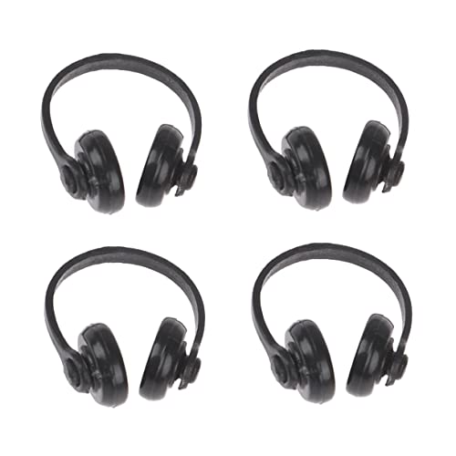 Toddmomy 4Stücke Teiliges Mini Kopfhörer für Puppenhaus Realistische Headset Dekoration für Szenenlayout für Schlafzimmer und Miniaturmöbel Langlebig und Exquisit Toddmomy 4Stücke Teiliges Mini Kopfhörer für Puppenhaus Realistische Headset Dekoration für Szenenlayout für Schlafzimmer und Miniaturmöbel Langlebig und Exquisit von Toddmomy