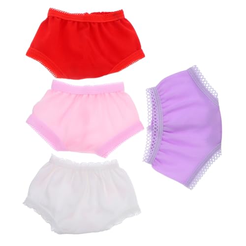 Toddmomy 4Stücke Teiliges Puppenzubehör Puppenunterwäsche Für Puppen Weiße Rote Farben Zufälliger Stil Für Kreatives Rollenspiel Toddmomy 4Stücke Teiliges Puppenzubehör Puppenunterwäsche Für Puppen Weiße Rote Farben Zufälliger Stil Für Kreatives Rollenspiel von Toddmomy