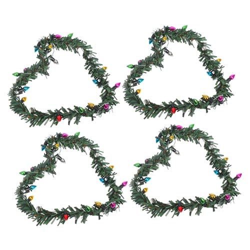 Toddmomy 4Stücke Weihnachtsgirlande Dekorative Lichterkette Für Puppenhaus Weihnachtsbaum Fenster Und Mehr Wiederverwendbar Für Festliche Anlässe Toddmomy 4Stücke Weihnachtsgirlande Dekorative Lichterkette Für Puppenhaus Weihnachtsbaum Fenster Und Mehr Wiederverwendbar Für Festliche Anlässe von Toddmomy
