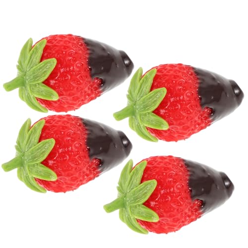 Toddmomy 4pcs Schokoladengefälle Künstliche Erdbeeren Realistische Künstliche Früchte Für Heim- Und Partydekorationen Miniatur -erdbeerdekorationen Für DIY -kunsthandwerk Und Toddmomy 4pcs Schokoladengefälle Künstliche Erdbeeren Realistische Künstliche Früchte Für Heim- Und Partydekorationen Miniatur -erdbeerdekorationen Für DIY -kunsthandwerk Und von Toddmomy