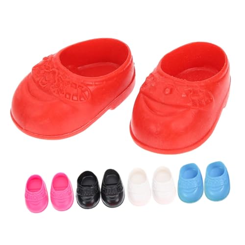 Toddmomy 5 Paare Miniatur Puppenschuhe Mini Doll Schuhe Flat Shoes für Puppenhaus Dekorationen Dunkel und Rot Rosa Blau Niedlich und Detailreich Toddmomy 5 Paare Miniatur Puppenschuhe Mini Doll Schuhe Flat Shoes für Puppenhaus Dekorationen Dunkel und Rot Rosa Blau Niedlich und Detailreich von Toddmomy