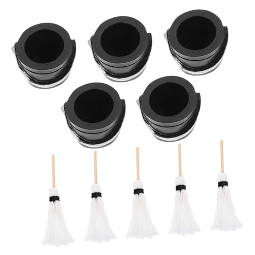 Toddmomy 5 Sätze Miniatur Mopp und Eimer Teilig Puppenhaus Modell Halloween Miniaturen Detailreiche Mini Szene Accessoires Geeignet für Wohn und Spielräume von Toddmomy