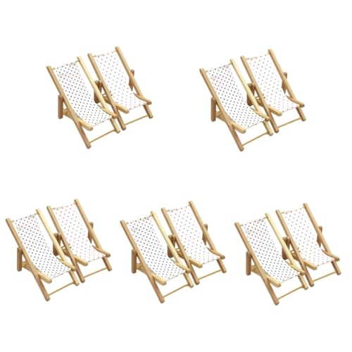 Toddmomy 5 Sätze Puppenhausmöbel Mini-klappstühle Modell Eines Miniatur-loungesessels Mini-liegestuhl Zubehör Für Strandkörbe Mini-hausstuhlmodell Mini-strandkorb-Modell Stoff 2 Stück * 5 Toddmomy 5 Sätze Puppenhausmöbel Mini-klappstühle Modell Eines Miniatur-loungesessels Mini-liegestuhl Zubehör Für Strandkörbe Mini-hausstuhlmodell Mini-strandkorb-Modell Stoff 2 Stück * 5 von Toddmomy