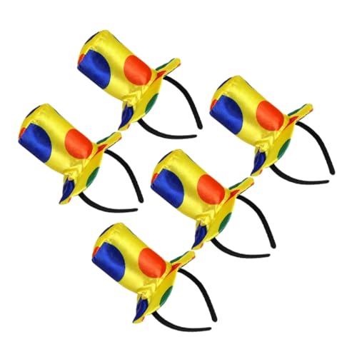 Toddmomy 5 Stück Clown Kostüm Requisiten Zirkus Party Stirnband Neuartige Kopfbedeckung Karnevals Requisiten Clown Kopfbedeckung Für Frauen Zirkus Requisite Toddmomy 5 Stück Clown Kostüm Requisiten Zirkus Party Stirnband Neuartige Kopfbedeckung Karnevals Requisiten Clown Kopfbedeckung Für Frauen Zirkus Requisite von Toddmomy