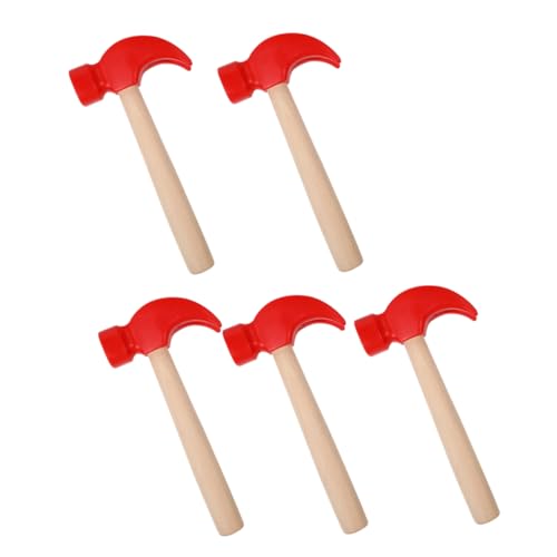 Toddmomy 5 Stück Hammerspielzeug aus Holz Bauspielzeug für Kleinkinder Musikalisches Hammerspielzeug Baukasten kleine Hämmer zum Basteln Konstruktionsspielzeug für Plastik rot Toddmomy 5 Stück Hammerspielzeug aus Holz Bauspielzeug für Kleinkinder Musikalisches Hammerspielzeug Baukasten kleine Hämmer zum Basteln Konstruktionsspielzeug für Plastik rot von Toddmomy