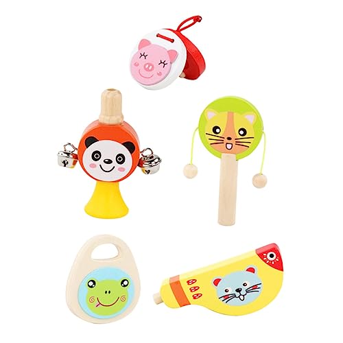 Toddmomy 5 Stück Holzmusikinstrumente Teilig für Pädagogisches Lernspielzeug mit Süßen Cartoon Motiven Fördert Musikalität und Rhythmusgefühl Sicher und Langlebig für Kleinkinder Toddmomy 5 Stück Holzmusikinstrumente Teilig für Pädagogisches Lernspielzeug mit Süßen Cartoon Motiven Fördert Musikalität und Rhythmusgefühl Sicher und Langlebig für Kleinkinder von Toddmomy