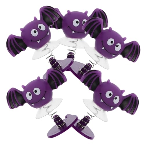 Toddmomy 5 Stück Hüpfende Fledermausfigur Frühling springende Federspielzeuge Party Halloween springende spielzeuge der Karikatur Cartoon-Sprungspielzeug Eisen Violett Toddmomy 5 Stück Hüpfende Fledermausfigur Frühling springende Federspielzeuge Party Halloween springende spielzeuge der Karikatur Cartoon-Sprungspielzeug Eisen Violett von Toddmomy
