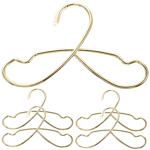 Toddmomy 5 Stück Kleine Puppenkleiderbügel aus Goldenem Metall Mini Kleiderhaken für Puppenkleidung Aufbewahrung und Puppenhaus Dekoration Toddmomy 5 Stück Kleine Puppenkleiderbügel aus Goldenem Metall Mini Kleiderhaken für Puppenkleidung Aufbewahrung und Puppenhaus Dekoration von Toddmomy