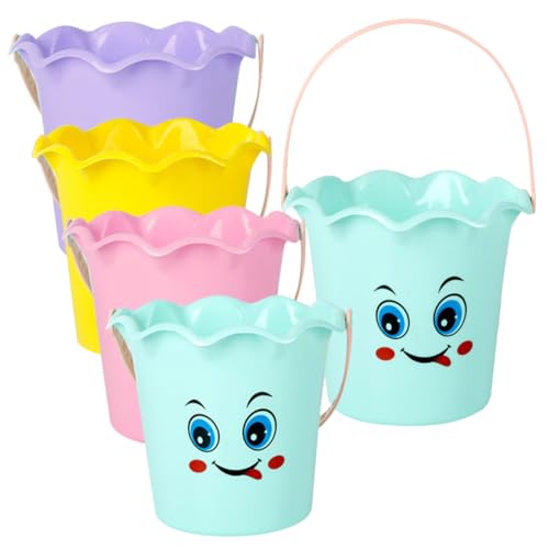 Toddmomy 5 Stück Kleiner Sandkübel Teiliges aus Robustem Kunststoff Multifunktional als Strandeimer Wassereimer und Sandkastenspielzeug für Kleinkinder Farblich Sortiert Zufällige Farbe Toddmomy 5 Stück Kleiner Sandkübel Teiliges aus Robustem Kunststoff Multifunktional als Strandeimer Wassereimer und Sandkastenspielzeug für Kleinkinder Farblich Sortiert Zufällige Farbe von Toddmomy