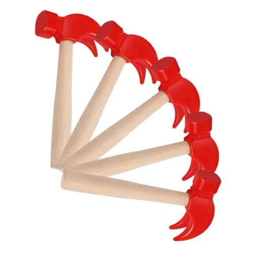 Toddmomy 5 Stück Kleines Holzhammerspielzeug Werkzeug Kugelhammer Vakuumspielzeug Für Mini-Hammer Und Meißel Für Bohrspielzeug Für Kinderhämmer Hölzern Rot Toddmomy 5 Stück Kleines Holzhammerspielzeug Werkzeug Kugelhammer Vakuumspielzeug Für Mini-Hammer Und Meißel Für Bohrspielzeug Für Kinderhämmer Hölzern Rot von Toddmomy