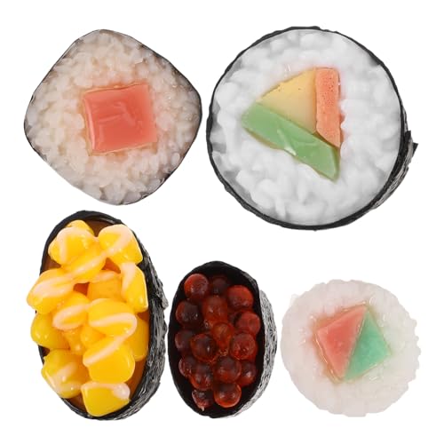 Toddmomy 5 Stück Künstliches Sushi Modell Teiliges aus Realistischen Sushi Food Requisiten für Party Dekorationen Küchen und Fotografie Dekoration für Toddmomy 5 Stück Künstliches Sushi Modell Teiliges aus Realistischen Sushi Food Requisiten für Party Dekorationen Küchen und Fotografie Dekoration für von Toddmomy