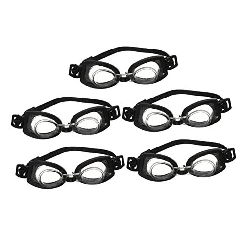 Toddmomy 5 Stück Mini Schwimmbrille für Puppen mit Modischen Accessoires für Puppenkostüme für DIY Projekte und Fotografie Leicht für von Toddmomy