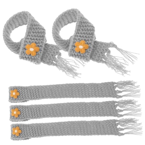 Toddmomy 5 Stück Miniaturschals Verstellbare Puppenschals aus Weichem Material zur Dekoration von Puppen Flaschen und Kleinen Gegenständen Vielseitig Einsetzbar von Toddmomy