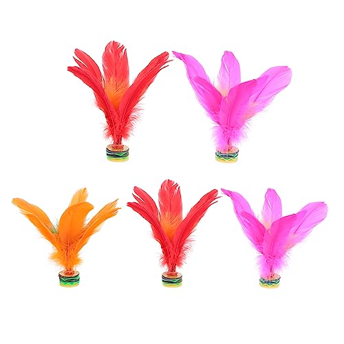 Toddmomy 5 Stück Teiliges Bunte Kick Shuttlecocks für Outdoor und Indoor Fitnessspielzeug zur Fußübung Verbessert Koordination Reflexe und Beinmuskulatur für Freizeit und Training Toddmomy 5 Stück Teiliges Bunte Kick Shuttlecocks für Outdoor und Indoor Fitnessspielzeug zur Fußübung Verbessert Koordination Reflexe und Beinmuskulatur für Freizeit und Training von Toddmomy
