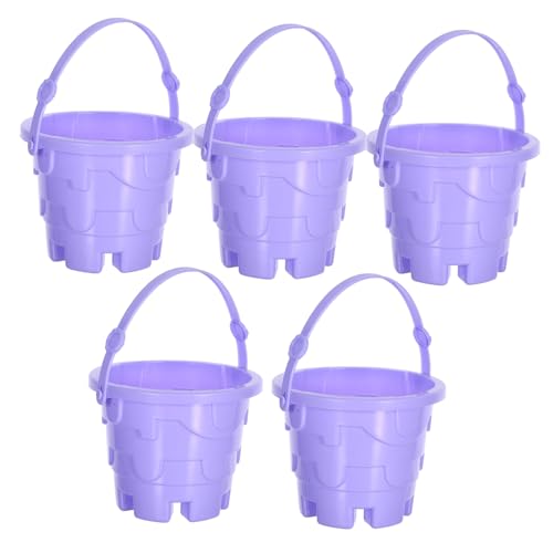 Toddmomy 5 Stück Teiliges Bunter Sandspielzeug Eimer für Robuste Kunststoff Strandspielzeuge Kreativität und Motorik für Sandkasten oder Strandspielspaß Zufällige Farbe Toddmomy 5 Stück Teiliges Bunter Sandspielzeug Eimer für Robuste Kunststoff Strandspielzeuge Kreativität und Motorik für Sandkasten oder Strandspielspaß Zufällige Farbe von Toddmomy