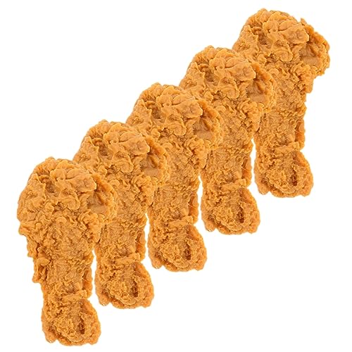 Toddmomy 5 Stück Teiliges Fake Chicken Leg Realistische Simulation Künstliche Drumstick Modelle Restaurant Schaufenster Deko Foto Requisiten von Toddmomy
