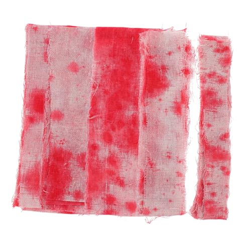 Toddmomy 5 Stück Teiliges Halloween Blutiges Realistische Blutbefleckte Party wickelbinden Vielseitige Horror Party Dekoration für Innen Außenbereich Einfache Montage Gruselige Toddmomy 5 Stück Teiliges Halloween Blutiges Realistische Blutbefleckte Party wickelbinden Vielseitige Horror Party Dekoration für Innen Außenbereich Einfache Montage Gruselige von Toddmomy