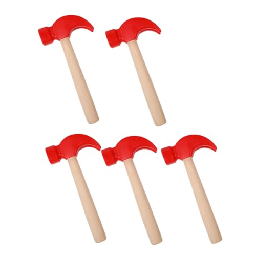 Toddmomy 5 Stück Teiliges Holzspielzeug Hammer Hammer Mallet Pounding Werkzeug Simulation für Jungen Mädchen zur Feinmotorik und Hand Auge Koordination Toddmomy 5 Stück Teiliges Holzspielzeug Hammer Hammer Mallet Pounding Werkzeug Simulation für Jungen Mädchen zur Feinmotorik und Hand Auge Koordination von Toddmomy