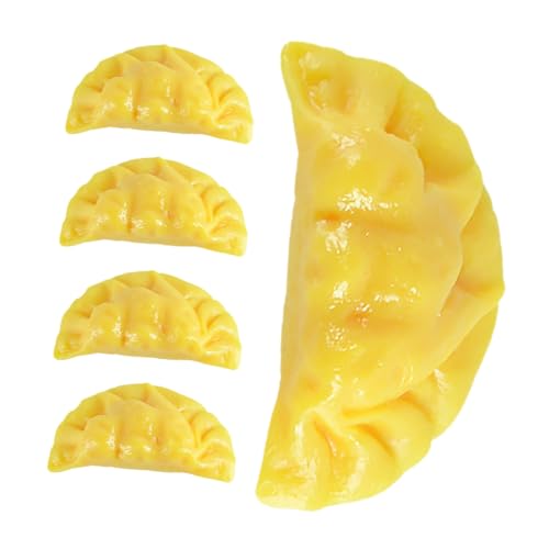 Toddmomy 5 Stück Teiliges Künstliche Eierknödel Realistische Food Prop für Restaurant Display Lebensnahes PVC Dumpling Modell Widerstandsfähig Vielseitig Einsetzbar für Fotografie und von Toddmomy