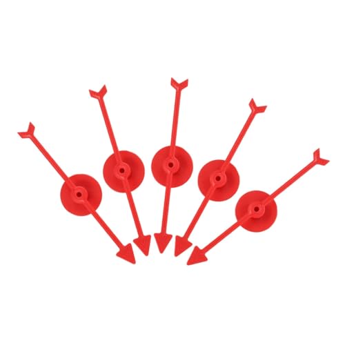 Toddmomy 5 Stück Teiliges Kunststoff Pfeile für Brettspiele Praktische Zubehörteile für Partyspiele und DIY Projekte Langlebig und Wiederverwendbar für Unterricht und von Toddmomy