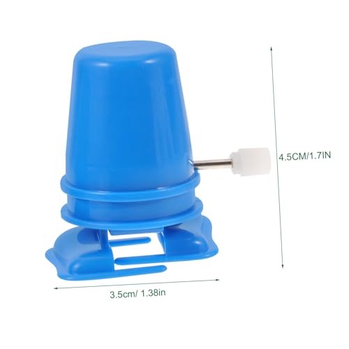 Toddmomy 5 Stück Teiliges Mechanisches Getriebe DIY Ersatzteil Handbetriebener Aufziehmechanismus für Clay Craft Zubehör Einfache Montage Bewegliche Spielzeugkomponente Blau von Toddmomy