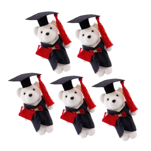 Toddmomy 5 Stück Teiliges Mini Plüschbär Süße Kleine Abschlussbären Polyester Langlebige Dekoration für Abschlussfeiern Kreatives für Familie und Freunde Toddmomy 5 Stück Teiliges Mini Plüschbär Süße Kleine Abschlussbären Polyester Langlebige Dekoration für Abschlussfeiern Kreatives für Familie und Freunde von Toddmomy
