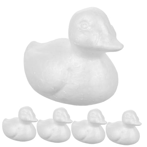 Toddmomy 5 Stück Teiliges Polystyrol Schaumstoff Enten Weiß DIY Basteltiere für Kunstprojekte und Hochzeitsdekorationen Leicht Formstabil Charmant Toddmomy 5 Stück Teiliges Polystyrol Schaumstoff Enten Weiß DIY Basteltiere für Kunstprojekte und Hochzeitsdekorationen Leicht Formstabil Charmant von Toddmomy