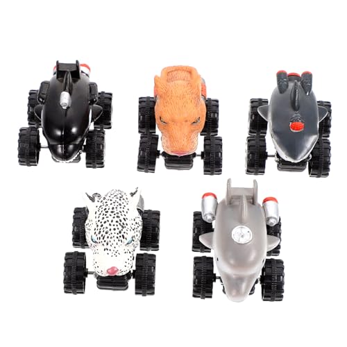 Toddmomy 5 Stück Teiliges Pull Back Auto Bunte Fahrzeuge aus Robustem Pädagogisches Rückziehspielzeug für Motorik und Eltern Junge Mädchen Bindung Batteriefrei und Sicher von Toddmomy