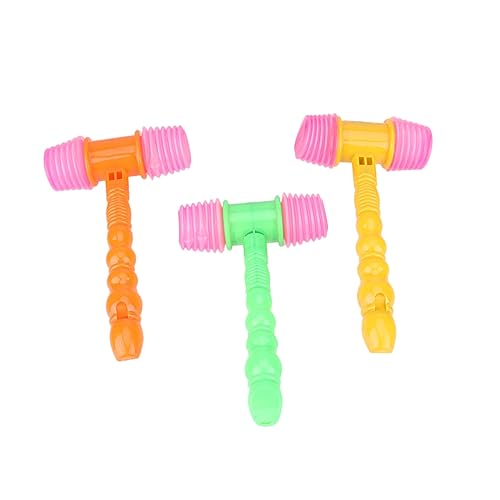Toddmomy 5 Stück Teiliges Quietschhammer Musikspielzeug mit Sicherem Griff Bunter Hämmer für Rhythmusentwicklung und Spielerisches Lernen Geeignet Zufällige Farbe Zufällige Farbe von Toddmomy