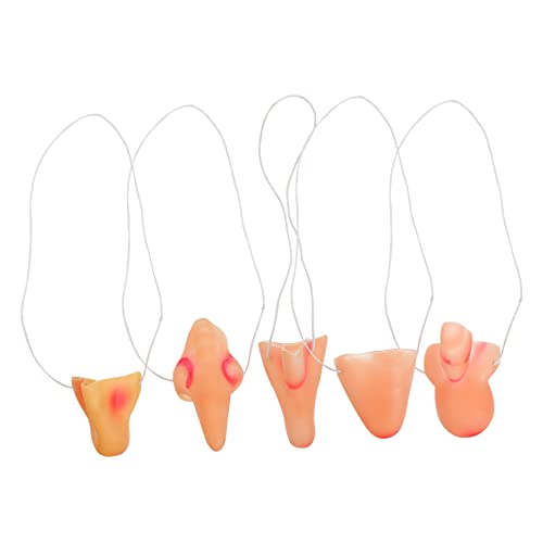 Toddmomy 5 Stück Teiliges Vinyl Hexen Nase Cosplay Requisite für Halloween Zufälliger Stil Lustiges Kostümzubehör für Partys Karneval und Maskeraden von Toddmomy
