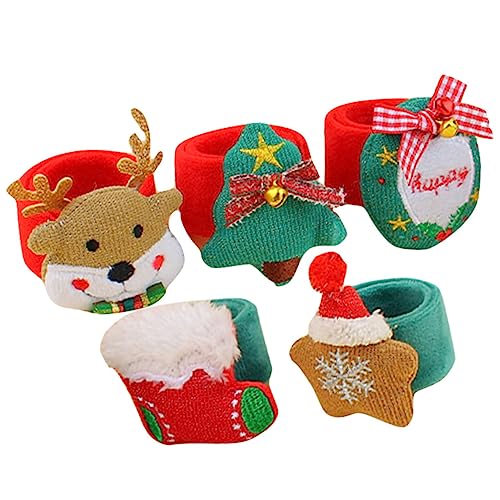 Toddmomy 5 Stück Teiliges Weihnachts Slap Armband Niedliche Strapazierfähige Spielzeugbänder Weiche Textur Farbenfrohes Design Sicher für Jungen und Mädchen Kompakte Partyaccessoires Toddmomy 5 Stück Teiliges Weihnachts Slap Armband Niedliche Strapazierfähige Spielzeugbänder Weiche Textur Farbenfrohes Design Sicher für Jungen und Mädchen Kompakte Partyaccessoires von Toddmomy