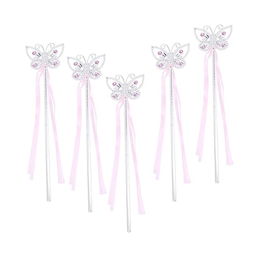 Toddmomy 5 Stück Teiliges Zauberhafte Schmetterlingsstäbe für Mädchen Bunte Feenstäbe für Geburtstagsfeiern Halloween und Kostümpartys für Rollenspiele und Bühnenaufführungen Toddmomy 5 Stück Teiliges Zauberhafte Schmetterlingsstäbe für Mädchen Bunte Feenstäbe für Geburtstagsfeiern Halloween und Kostümpartys für Rollenspiele und Bühnenaufführungen von Toddmomy