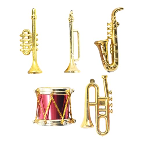 Toddmomy 5 Stück lustiges instrumentenmodell Modellspielzeug für Musikinstrumente Mini House Ornamente Simulationsspielzeug aus Kunststoff Plastik Golden Toddmomy 5 Stück lustiges instrumentenmodell Modellspielzeug für Musikinstrumente Mini House Ornamente Simulationsspielzeug aus Kunststoff Plastik Golden von Toddmomy