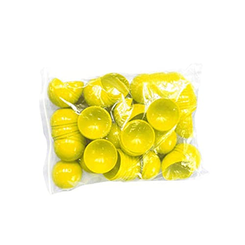 Toddmomy 50 Stück Lotteriebälle Partyspiel Baseball Event Hohlbälle Ziehbälle Hüpfbälle Kleine Hüpfbälle Mini Pong Aktivitätsbälle Bingo Anrufer Maschine Mini Baseball Gelb von Toddmomy