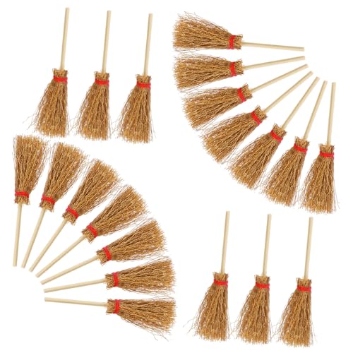 Toddmomy 50 Stück Mini Besen Set für Puppenhaus Handgemachte Deko Besen für Halloween Miniatur Dekoration und DIY Spielhaus für Kreative Bastelprojekte Toddmomy 50 Stück Mini Besen Set für Puppenhaus Handgemachte Deko Besen für Halloween Miniatur Dekoration und DIY Spielhaus für Kreative Bastelprojekte von Toddmomy