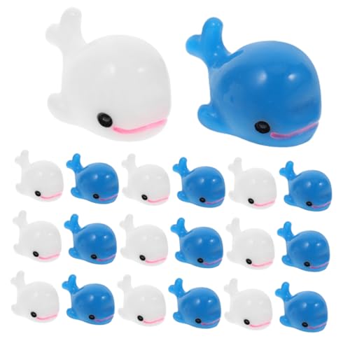 Toddmomy 50 Stück Miniatur Delfin Figuren Teiliges Niedliche Meerestier Dekoration für Moos Terrarien Mikro Landschaften Robuste Harz Ornamente für Heimdekoration und Kreative Projekte von Toddmomy