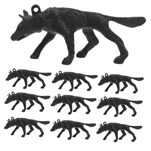 Toddmomy 50 Stück Realistische Polizeihund Figuren aus Simulierte Tiermodelle für Kognitive Entwicklung von Kindern Welpenfiguren für Sandtischgestaltung von Toddmomy