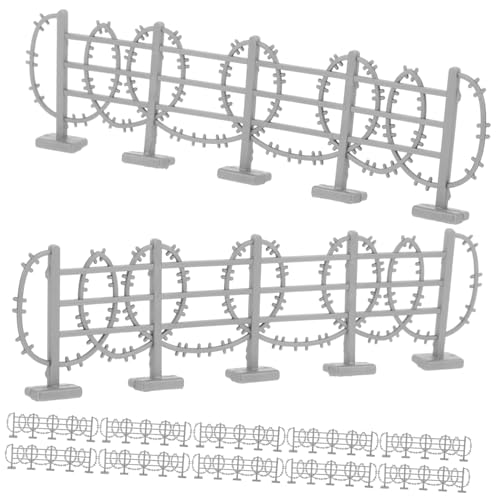 Toddmomy 50 Stück Teiliges Miniatur Metallzaun für Militärische Dioramen Dekorativer Gartenzaun Detailreiche Armee Szene Interaktives für Kreative Modellbauer und Sammler Toddmomy 50 Stück Teiliges Miniatur Metallzaun für Militärische Dioramen Dekorativer Gartenzaun Detailreiche Armee Szene Interaktives für Kreative Modellbauer und Sammler von Toddmomy