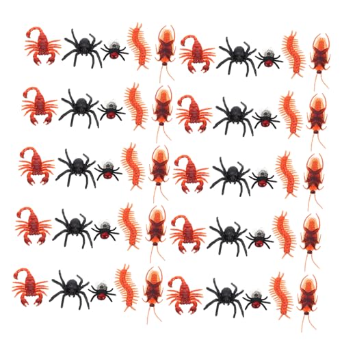 Toddmomy 50 Stück Teiliges Täuschend Echtes Insektenspielzeug mit Tausendfüßler Kakerlake und Mehr Realistische Simulation für Streichspiele Halloween Deko und Aprilscherzspaß Toddmomy 50 Stück Teiliges Täuschend Echtes Insektenspielzeug mit Tausendfüßler Kakerlake und Mehr Realistische Simulation für Streichspiele Halloween Deko und Aprilscherzspaß von Toddmomy
