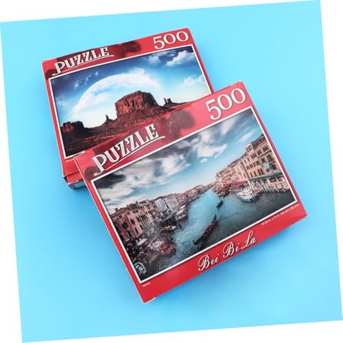 Toddmomy 500 Stück Teiliges Erwachsenen Puzzle Teile mit Monument und Venedig Motiv Langlebiges Papiermaterial Herausforderndes Legespiel zur Konzentrationsförderung und Geschenkidee für von Toddmomy