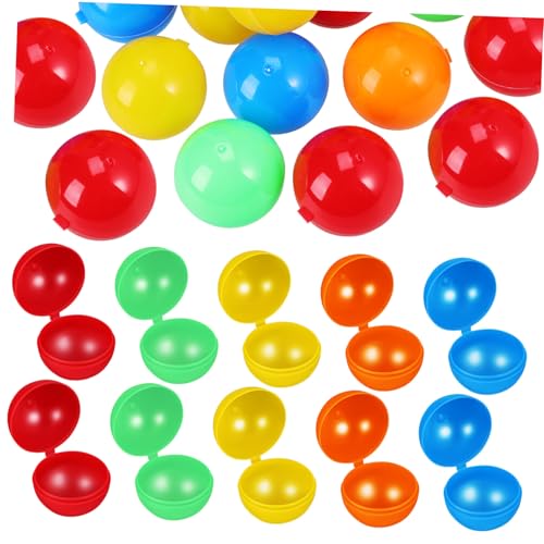 Toddmomy 50 Stück Befüllbare Hohle Tombola Bälle für Partyspiele Plastikkugeln in Bunten Farben für Veranstaltungen und Spiel Requisiten Toddmomy 50 Stück Befüllbare Hohle Tombola Bälle für Partyspiele Plastikkugeln in Bunten Farben für Veranstaltungen und Spiel Requisiten von Toddmomy