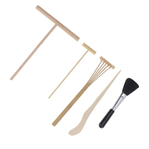 Toddmomy 5Stück Mini Gartenrechen Set Teilig Im Japanischen Stil Für Mikrolandschaften Sandkunst Dekoration Zum Jäten Und Gestalten Von Sandmotiven Toddmomy 5Stück Mini Gartenrechen Set Teilig Im Japanischen Stil Für Mikrolandschaften Sandkunst Dekoration Zum Jäten Und Gestalten Von Sandmotiven von Toddmomy