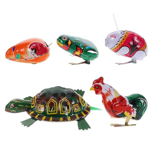 Toddmomy 5Stücke Aufziehspielzeug für Retro Wind Up Spielzeuge Bewegliche Figuren für Geburtstagsfeiern Klassenzimmer und Mitgebsel Zufällige Designs Blechspielzeug für Jungen Toddmomy 5Stücke Aufziehspielzeug für Retro Wind Up Spielzeuge Bewegliche Figuren für Geburtstagsfeiern Klassenzimmer und Mitgebsel Zufällige Designs Blechspielzeug für Jungen von Toddmomy