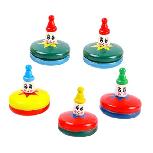 Toddmomy 5Stücke Cartoon Holz Kreiselspielzeug Für Handbetriebene Gyroskope Dekompressionsspielzeug Designs Für Jungen Und Spaß Für Ganze Familie Toddmomy 5Stücke Cartoon Holz Kreiselspielzeug Für Handbetriebene Gyroskope Dekompressionsspielzeug Designs Für Jungen Und Spaß Für Ganze Familie von Toddmomy