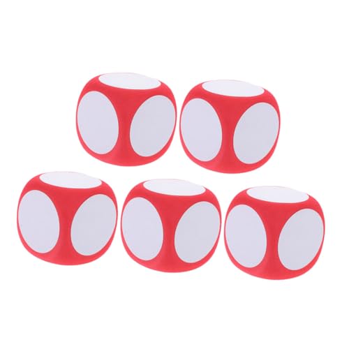 Toddmomy 5Stücke Große DIY Schaumwürfel Erstellbare für Spiele und Partys Löschbare Schaumstoffwürfel für Unterricht und Dekoration für Zuhause und Bars Toddmomy 5Stücke Große DIY Schaumwürfel Erstellbare für Spiele und Partys Löschbare Schaumstoffwürfel für Unterricht und Dekoration für Zuhause und Bars von Toddmomy